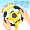 360° Rotating Steering Wheel Toy – Simulates Driving With Adjustable Wheels, Sound Effects, Easy To Grip – Perfect For Kids