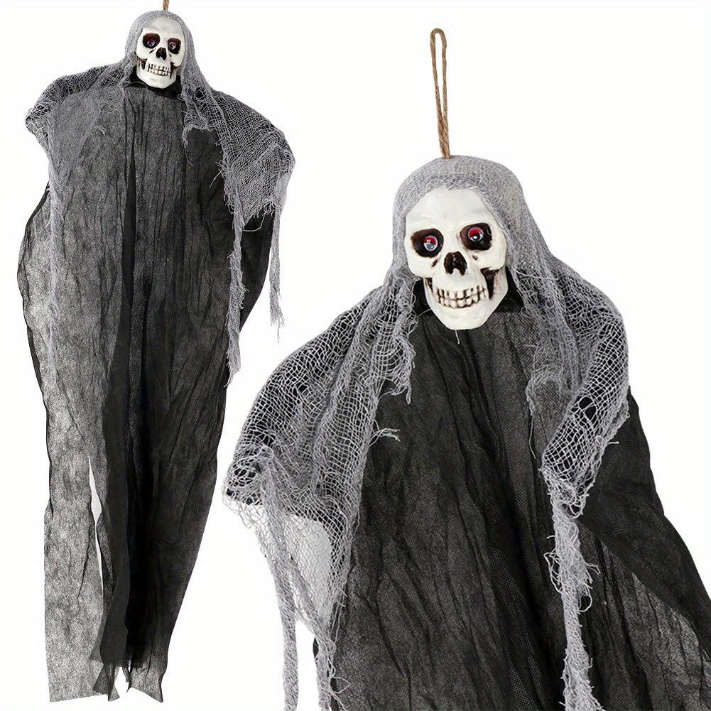 1pc, Halloween hanging decoration white, Halloween hanging, Halloween skeleton decoration, Halloween hanging decoration
