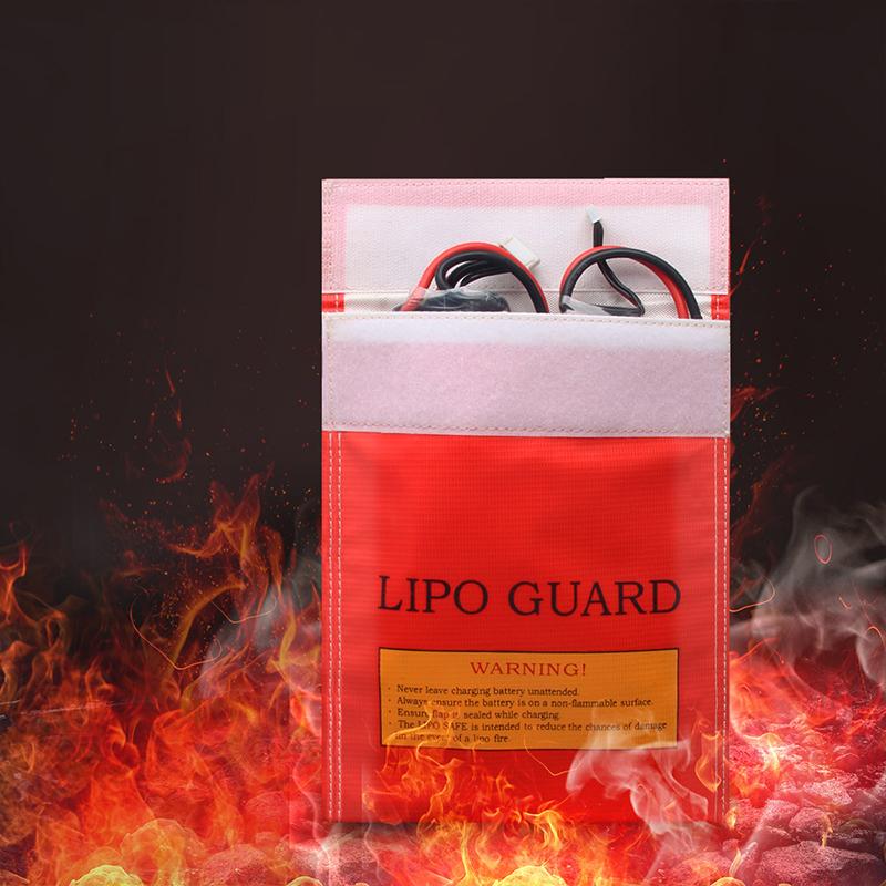 High Quality Fireproof Waterproof Rc Lipo Battery Safety Storage Bag Charge Sack Silver Red Black Car Household Package