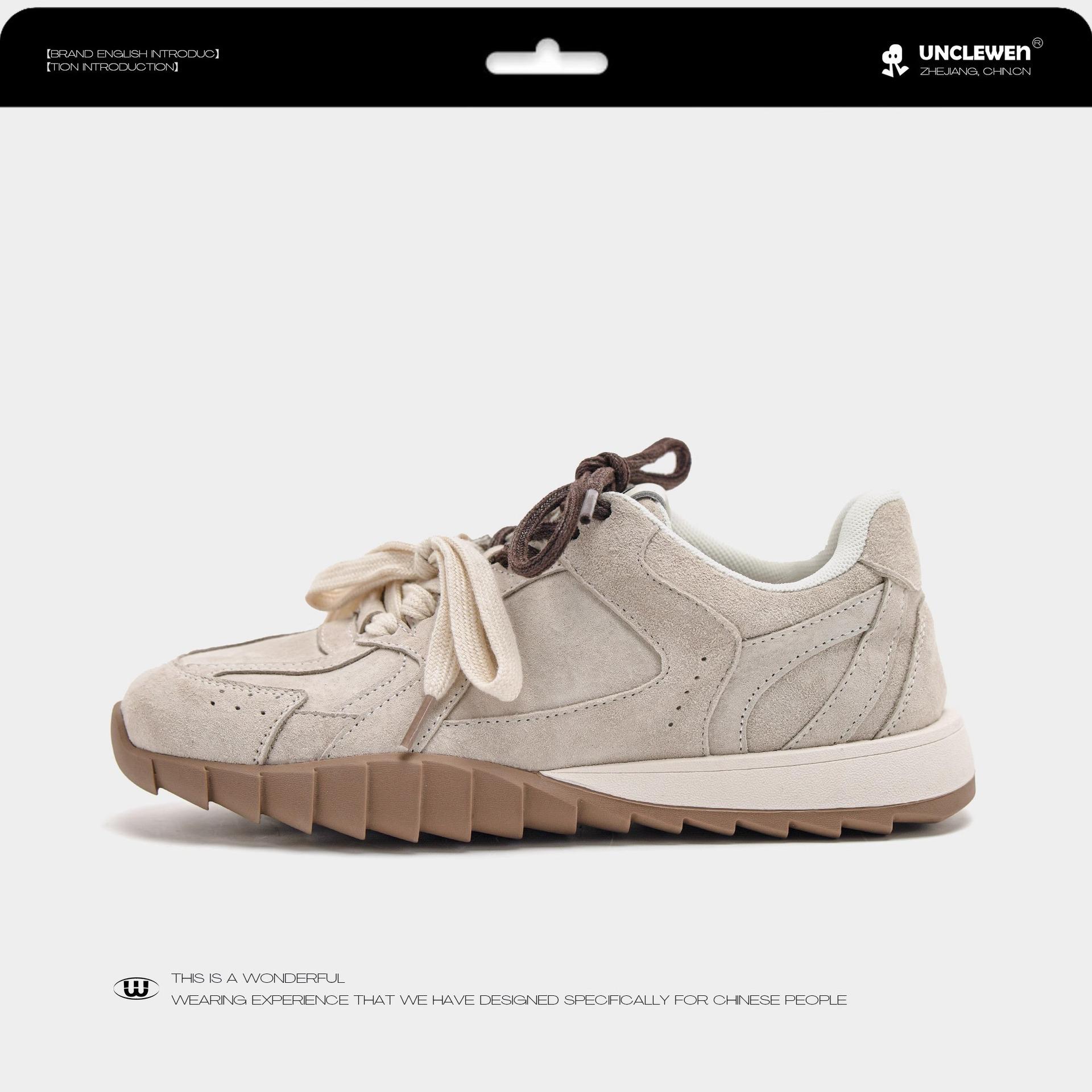 

Soft leather German training shoes women s retro 2025 spring and autumn new lightweight soft sole versatile jogging sports and leisure Forrest Gump 40