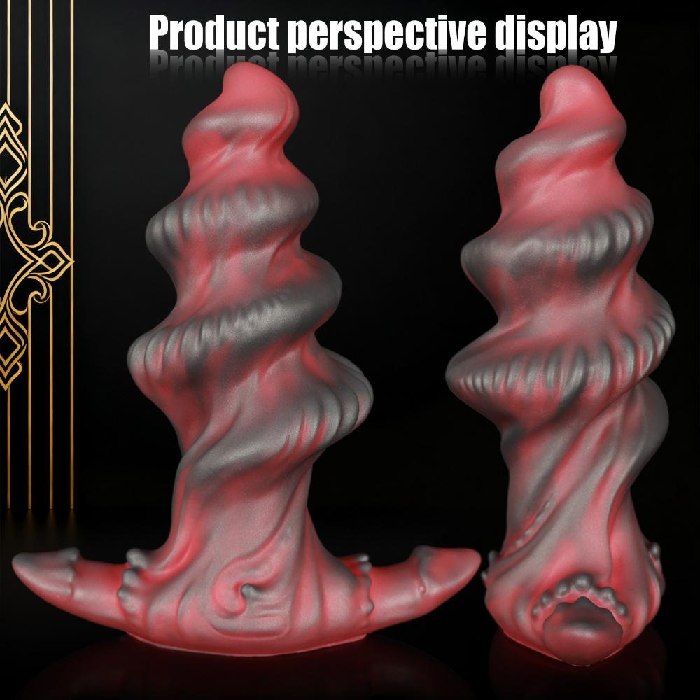 Unisex Wearable Threaded Anal Plug - Liquid Silicone Easy Insertion Anal Dilator Massage Adult Toy