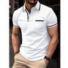 Men's Casual Short Sleeved Shirt Sport Shirt for Summer