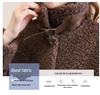 Women's Plus Size Lambswool Coat, Autumn/Winter 2023, Thickened, Velvet-Lined, Loose Fit, Warm, Versatile Top