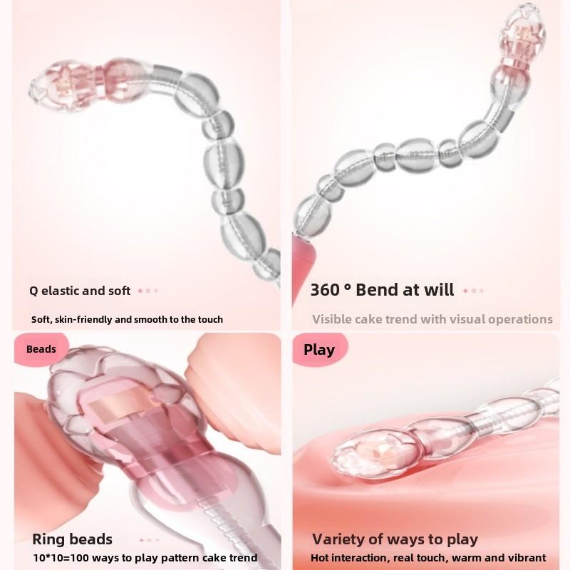 Dop anal electric Masajor pentru prostată Mărgele anale Vibrator anal Dildo Punct G Stimulator vaginal Masturbator masculin feminin