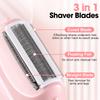 Xiaomi 3-in-1 Electric Lady Shaver, Rechargeable Body Hair Trimmer with Washable Head, Portable Women's Razor for Legs Armpit Bikini