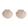 Digadagu Simple Scallop Shell Stud Earrings Metal Marine Animal Earrings New Women's Daily Jewelry Accessories