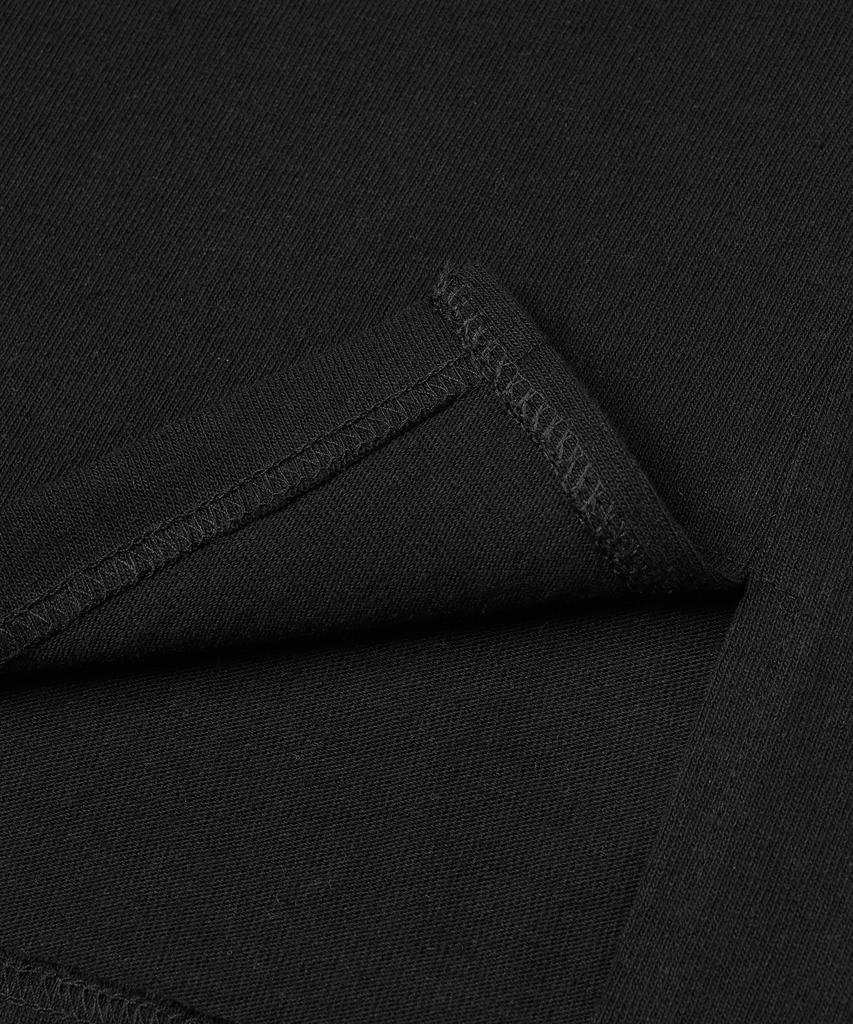 HALBKREIS LAYOUT Oversized Round Short Sleeve T-Shirt Ta-108_Bk