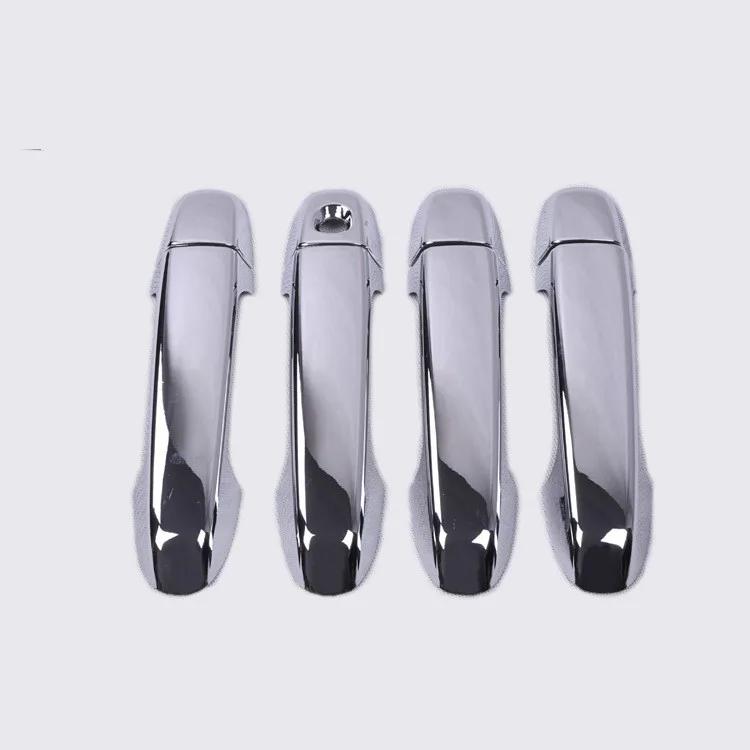 

For Toyota Mirai 2014- Glossy Black Chrome Car Side Door Handle Cover Trim Sticker Styling Accessories срібний