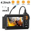Industrielle Endoskopkamera 4,3-Zoll-IPS-Bildschirm 8mm HD1080P IP67 Wasserdicht 8 LED-Licht Inspektions-Boreskop für Rohr Autoreparatur