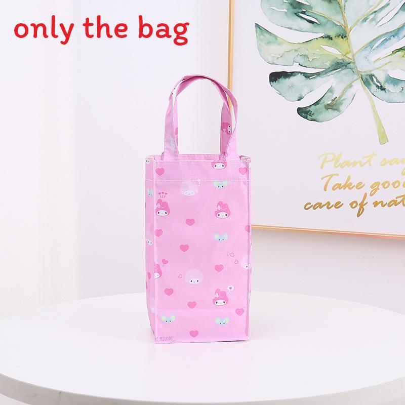Hello Kitty Kuromi My Melody Cinnamoroll Pattern Cup Umbrella Canvas Storage Bag For Travel And Daily Use