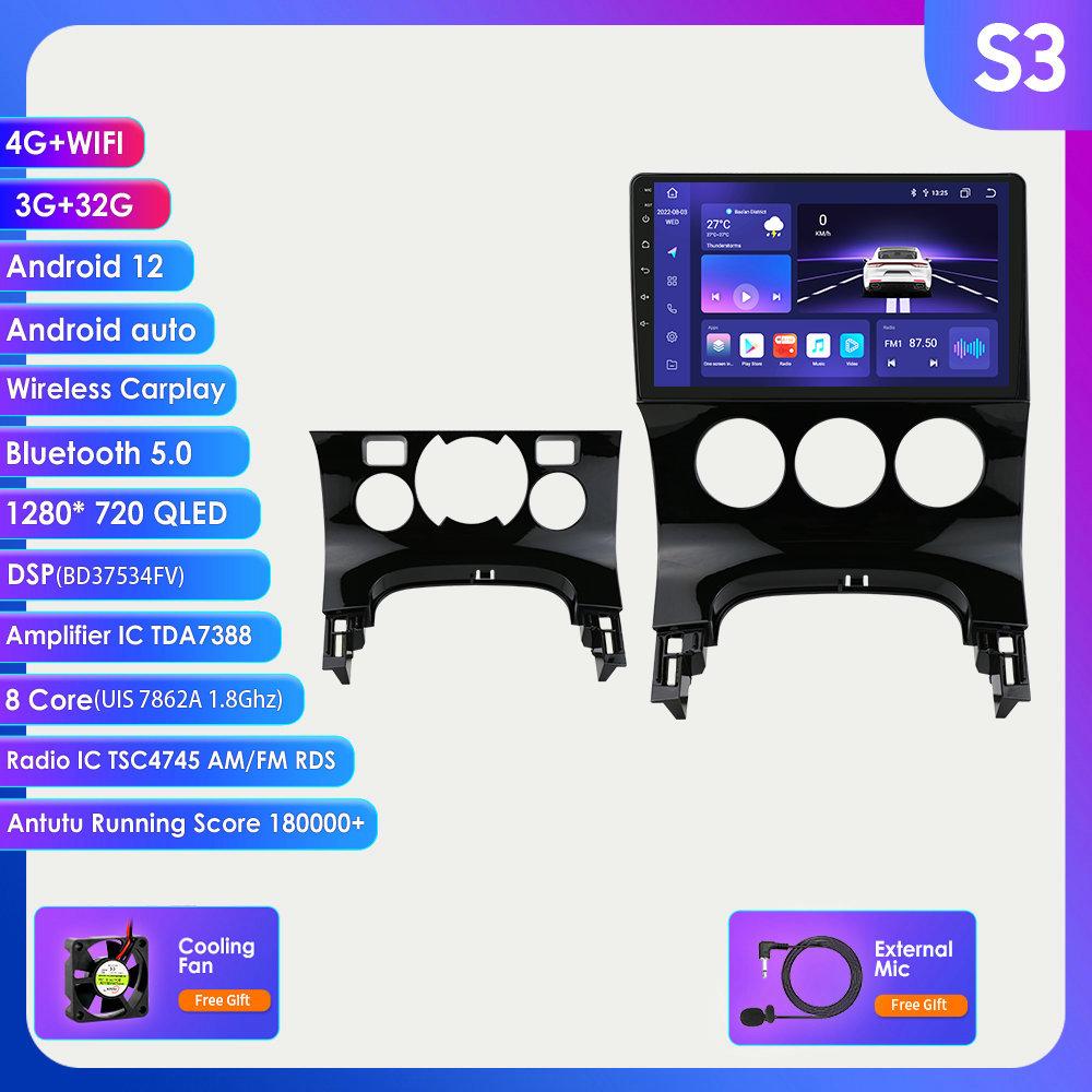 2din Android Autoradio for Peugeot 3008 AT MT 2009 - 2015 Bilradio Multimedia Videospiller GPS Navi Hovedenhet Carplay Auto 4G DSP Intelligent Skjerm