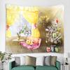 Winter Theme Snowman Christmas Tapestry Wall Blanket Wall Hanging for Home Bedroom Living Room Party Decoration New Years Gift