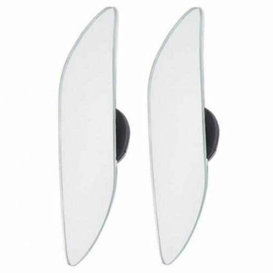 HD Glass Blind Spot Mirrors 360° Wide Angle Convex Car Rear Side View Adjustable