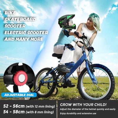 Lixada Kids Detachable Full Face Helmet Children Sports Safety Bike Helmet Protective Gear for