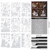 Christmas Window Glass Stickers
