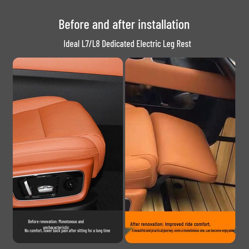 Electric Leg Rest for Ideal L9/L8/L7 Queen Passenger Seat - Second Row Car Footrest Accessory
