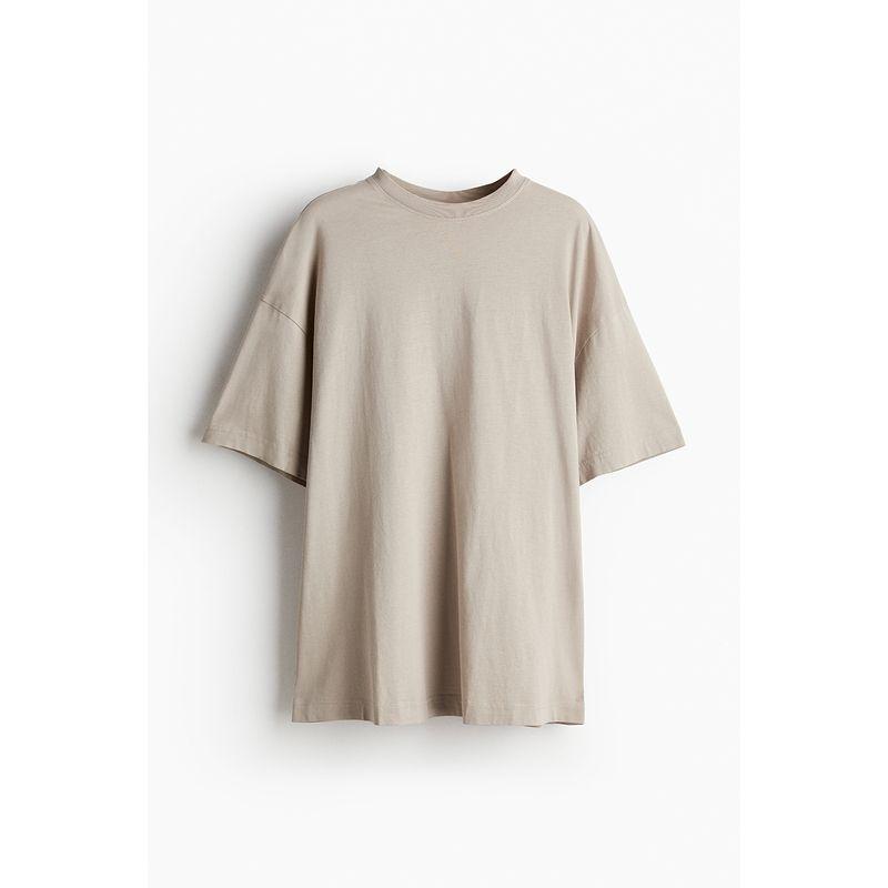 HM Fall Women's Clothing Fashion Casual Casual Soft Cotton Large Profile T-shirt 1137208