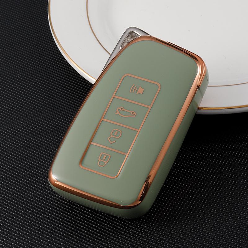 Gold Edge TPU Key Cover for Lexus ES200/RX300/ES300/UX200