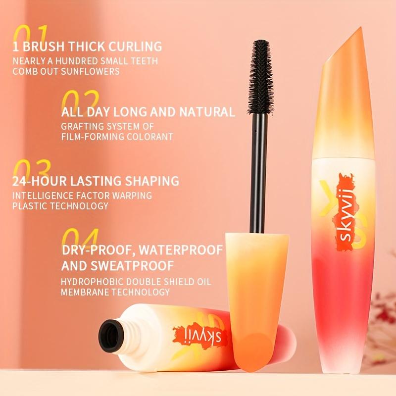 Extreme Lengthening Mascara Lasting Curling Formula Waterproof Smudge-Proof Mascara Intense Black