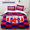 Volos NFC Pattern Bedding Set Quilt Cover Pillowcase Home Decor Gift (1 * duvet cover + 2 * pillowcase, without core)