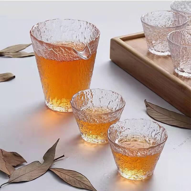 Hammered Glass Kung Fu Tea Set