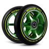 Scooter Wheels 110 Mm Green 2 Pcs