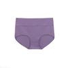 Ladies Spring and Summer Classic Pure Color Cotton Breathable Comfortable High Waist Belly Lift Hip Briefs