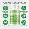 Capsule di aloe vera, integratore naturale, contenente 20.000 mg di estratto di aloe vera, adatte agli adulti.