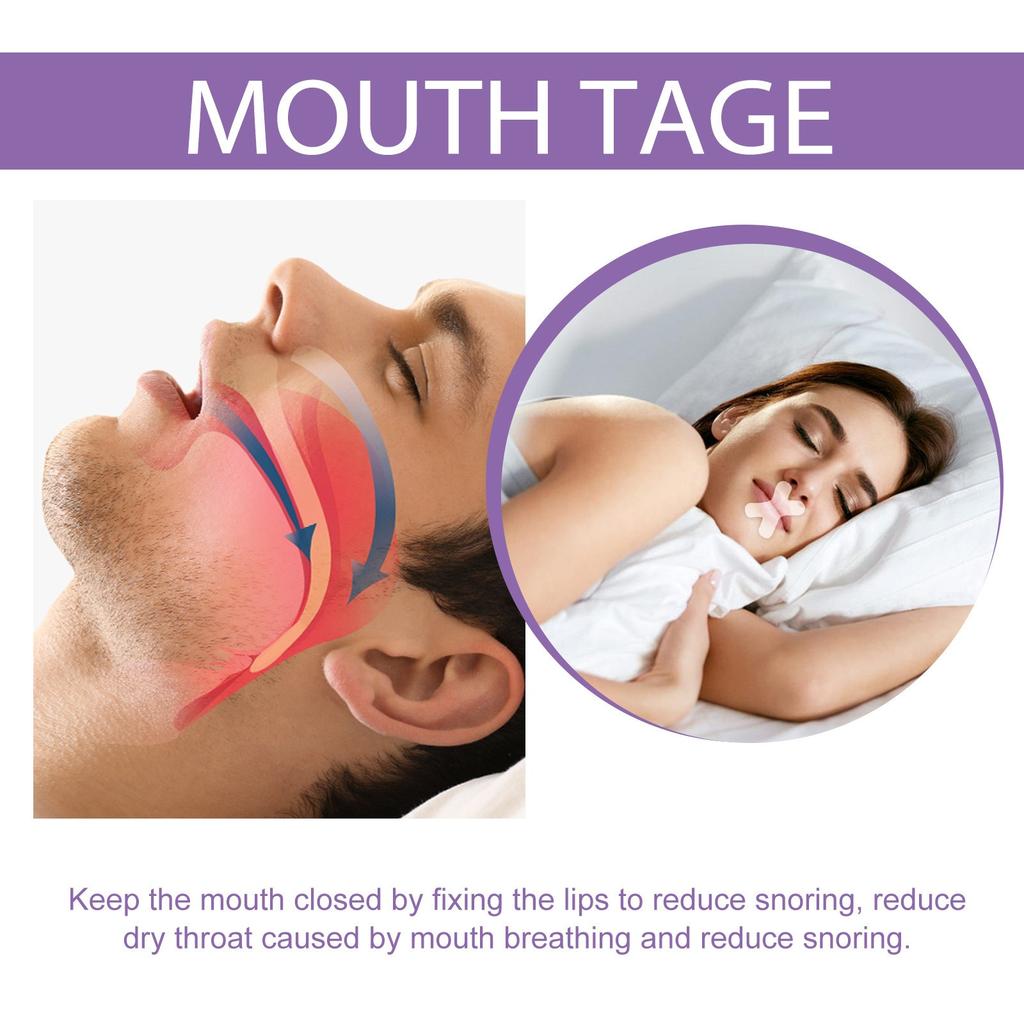 Sleep Patches, -snoring Sleep Patches, Adult Deep Sleep Patches For Correcting Mouth Opening, Suitable For Both Men And Women, 120pcs/box