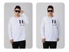 Herren Übergröße Locker Geschnitten Langarm Herbst T-Shirt (300 Jin)