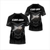 Summer Men's T-shirt Brp Can Am 3D Print Fashion Off Road Personality Short Sleeve Tees Funny Harajuku Street Style Tops