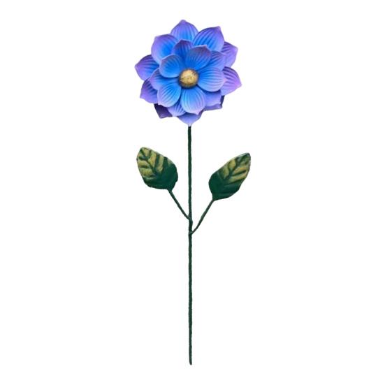 Metal Flower Stake Decorative Garden Stake Outdoor Ground Insert Flower Stake