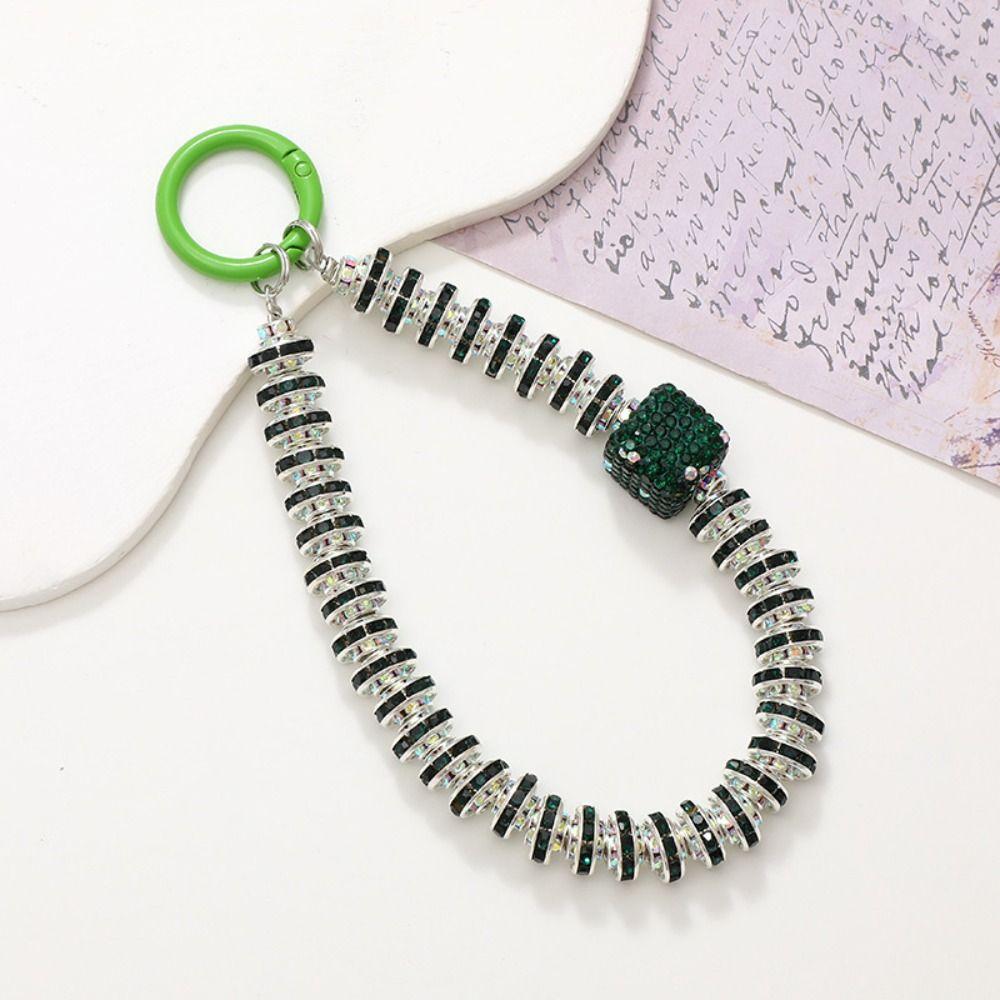 Rhinestone Mobile Phone Lanyard Color  Cellphone Chain  Phone Case Accessories