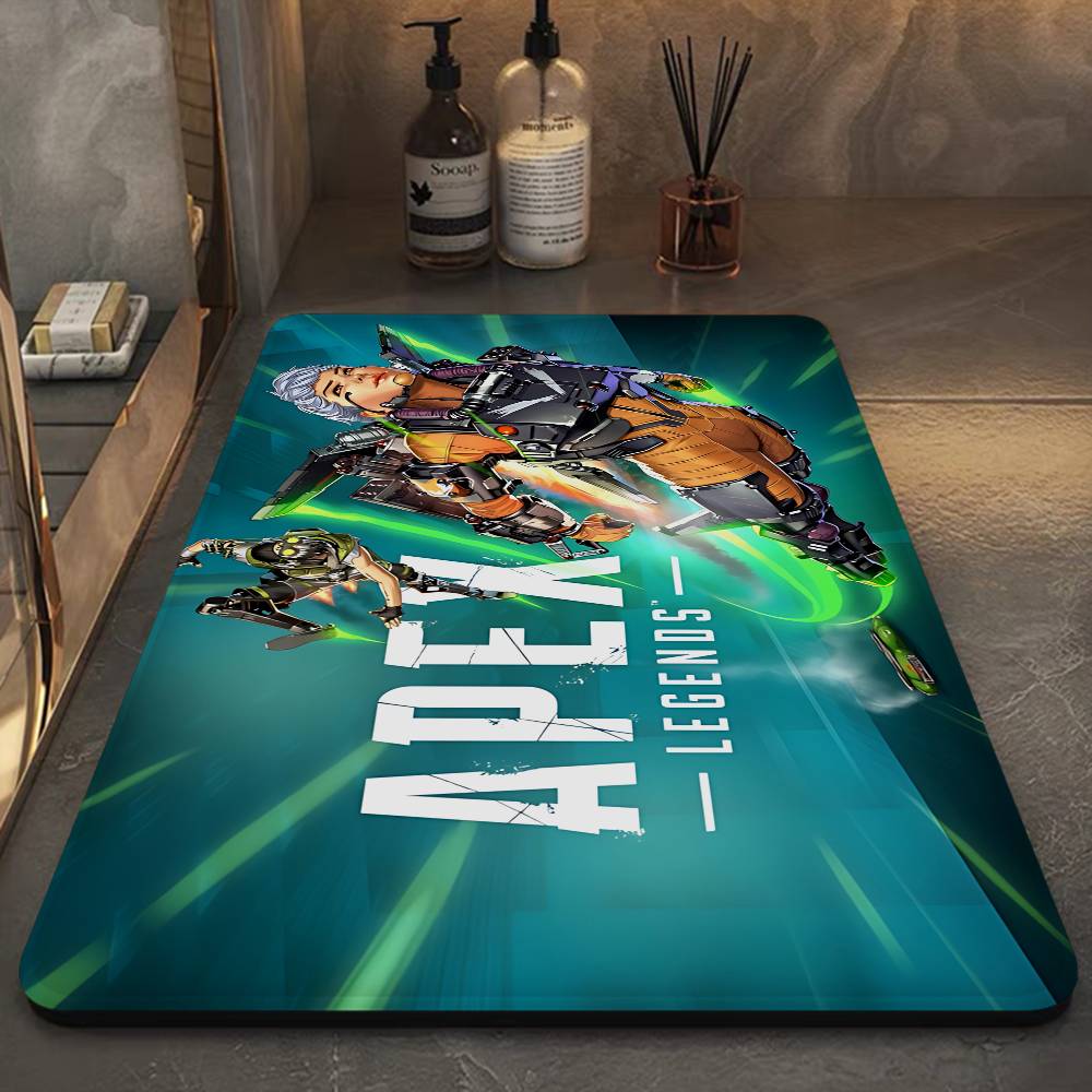 Apex Legends Octane Bathroom Mat Kids Room Bedroom Decoration Balcony Anti-Slip Doormat Living Room Welcome Rug
