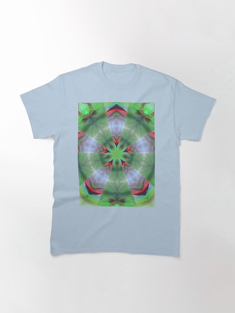Pentangle Pastel Shades Multicolored Kaleidoscope Pentangle Pattern 5 Classic T-Shirt