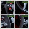 Gzcr6 Customized DIY Car Steering Wheel Cover For Seat Leon Alhambra Toledo 2011 2010 2012 Leather Braid For Steering Wheel