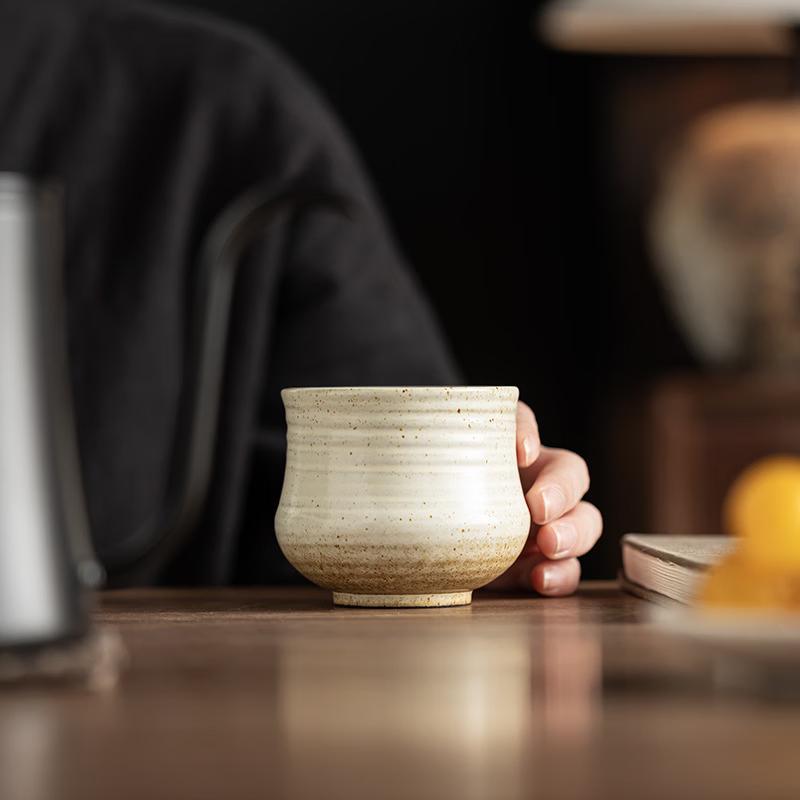 Chaxun Japanese Style Rough Pottery Teacup