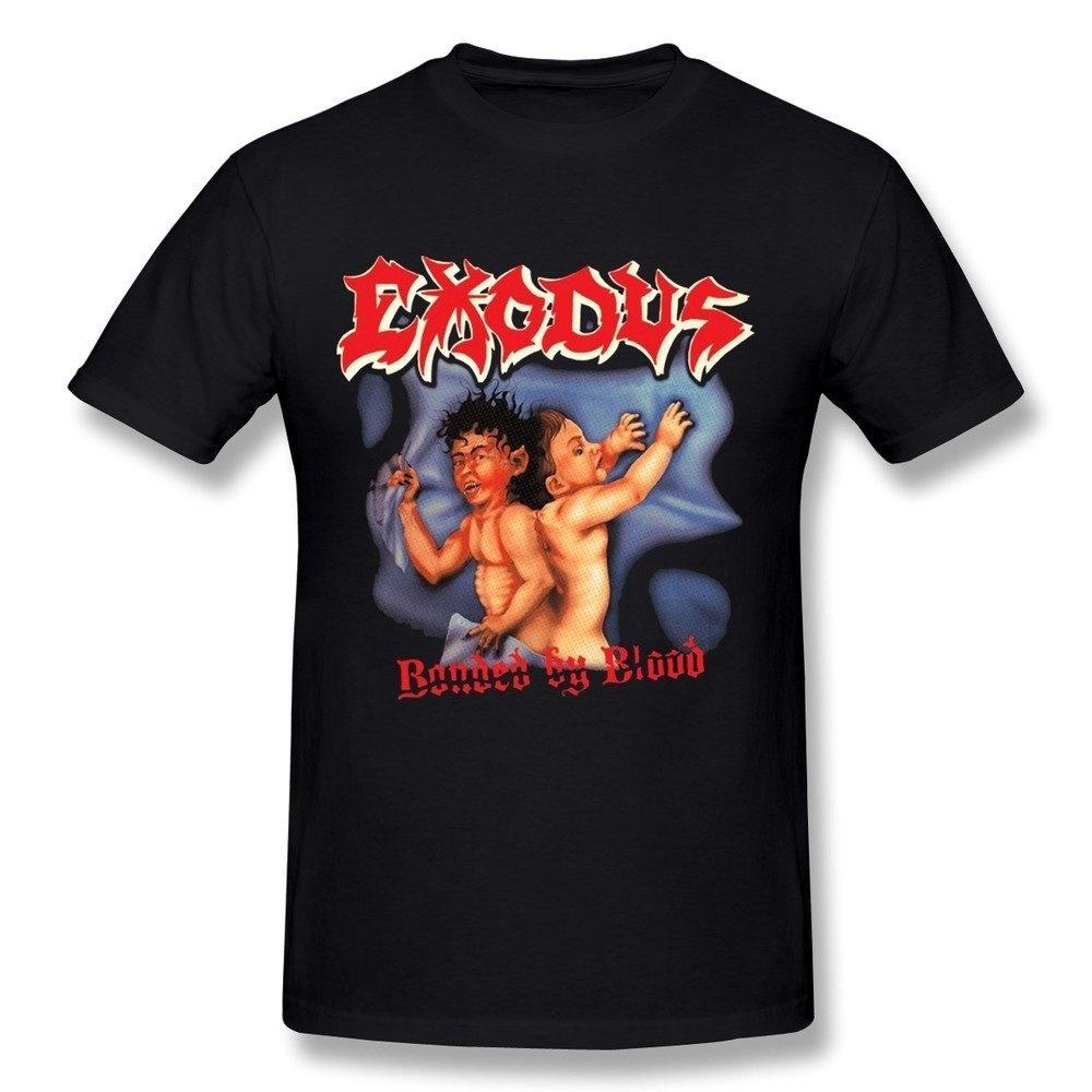 WunoD Men s Exodus American Band Poster T-shirt Size M XXXXXL чёрный