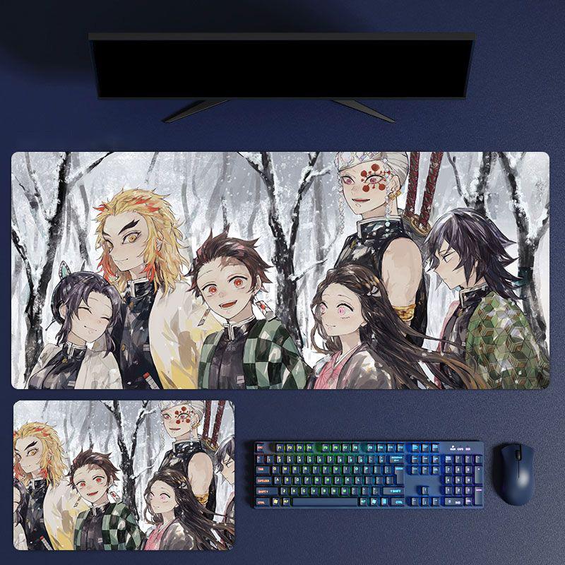 Demon Slayer Mouse Pad, Keyboard and Mouse Pad, Cheap, Exquisite, Gaming Equipment, Computer Equipment, Anime, Comics