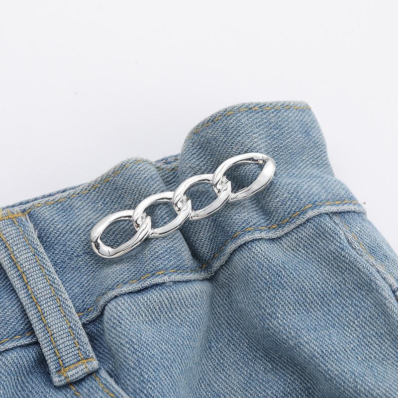 6Pcs Adjustable Jeans Button, Pant Waist Tightener For Waist Pins Brooch Tightening Waistband