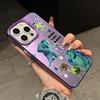 Cartoon Monsters Universitys Phone Case for iPhone 17 Air 16 16e 15 14 Plus 13 12 11 Pro Max X Xs XR 8 Colorful Silver Cover