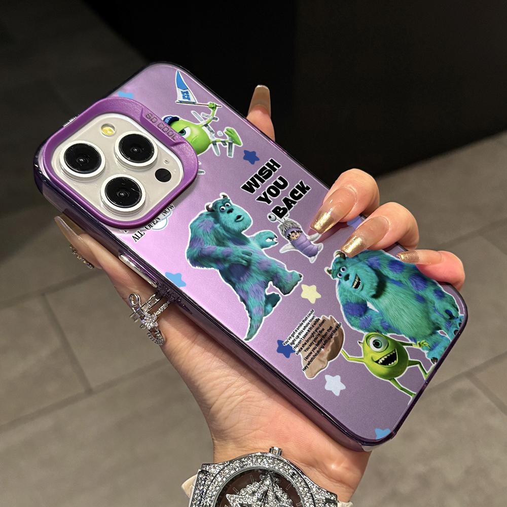 

Cartoon Monsters Universitys Phone Case for Samsung Galaxy S26 S25 Edge S24 S23 S22 S21 FE S20 Ultra Plus 5G Silver Hard Cover Galaxy S23 Ultra