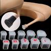 1pair New High Heel Protector Covers for Women Black Transparent Invisible Non-slip Wearable Heel Cover Shockproof Accessories
