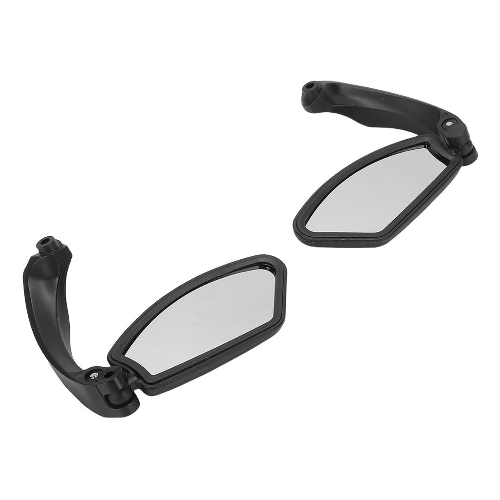   Stainless Steel Cycling Rearview Mirror, Foldable Ajustable Rotatable Safe Bike Mirror With ABS Design For  s, Mountain Bikes, Electric Scoote