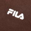 Fila Modern Heritage Warm Comfortable Soft Half-Zip Color Block College Sweatshirt Women Sweatshirt Deep-Rock-Brown F11W518204F-BN