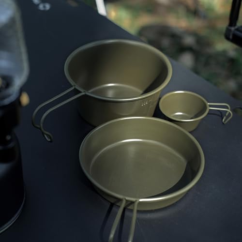 Thous Winds Sierra Cup, Camping Cup, Deep, Outdoor Tableware, Lightweight, Stylish, Stainless Steel, 2-Piece Set