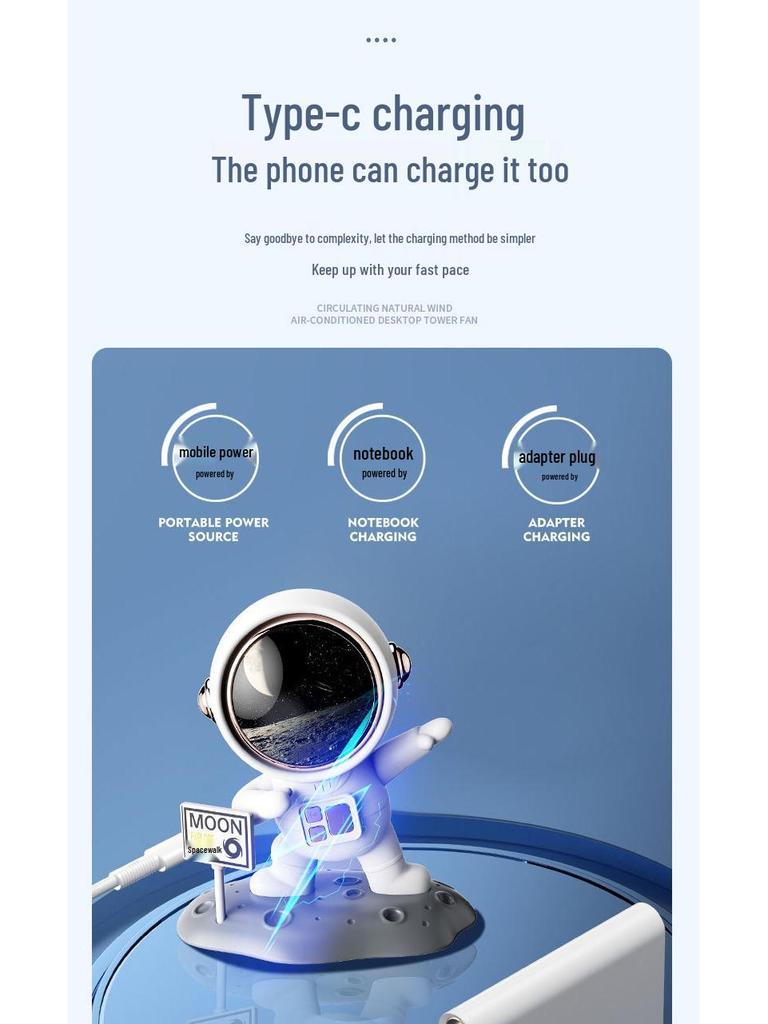 Astronaut Bluetooth Speaker with Subwoofer - High-Quality Sound & Creative Design, Ideal Birthday Gift.