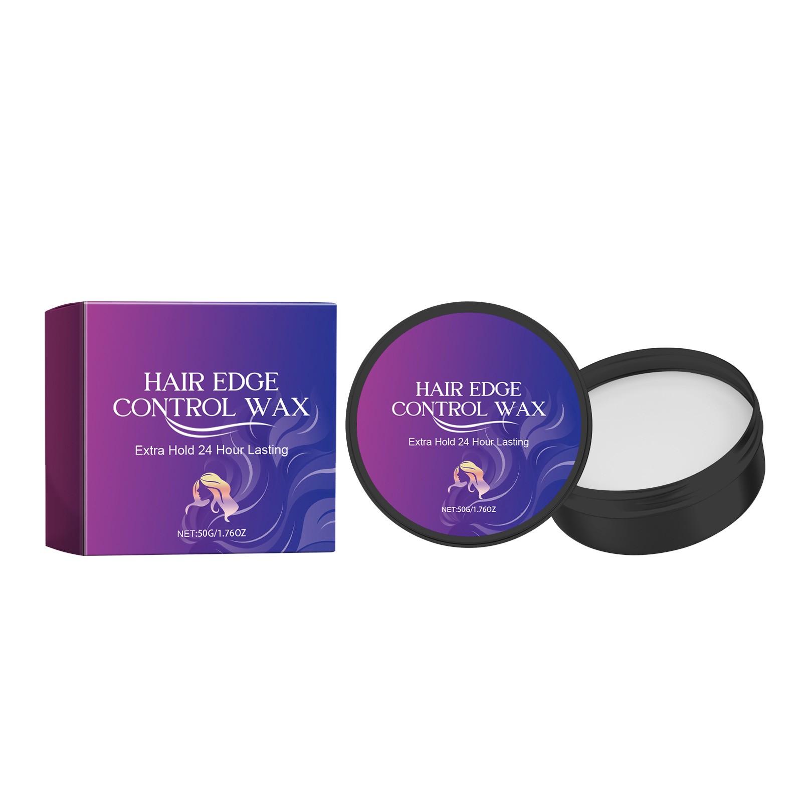 

Воск для контроля за краями волос, помада для сломанных волос; Помада для укладки волос, легко захватывает края прически и создает идеальные линии.