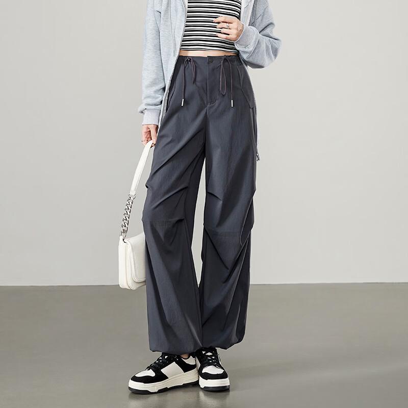 ESE-Y Women s Drawstring Cargo Joggers 30