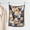 Autumn and winter new double-sided color oil painting series imitation cashmere thickened warm scarf women's air conditioner shawl